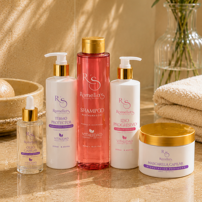 Alisado Natural en la primera aplicación Kit Renacer – Ritual + Obsequio Oleo Capilar